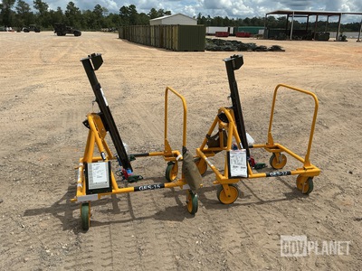 (2) Equipment & Supply NESD-1 Aircraft Ejection Seat Transportation Dollies
