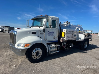 2021 EAM on 2022 Peterbilt 330 4x2 Vacuum Tanker Truck