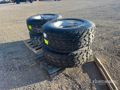 Quantity of (4) 385/65R22.5 Tires