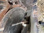 Undercarriage with Right Track Tensioner