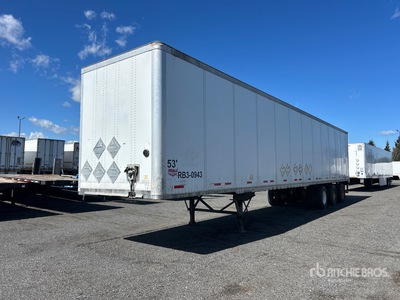 2009 Wabash 53 ft x 102 in Tri/A Van Trailer