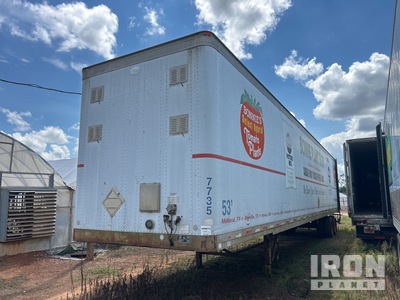 1998 Lufkin TFV-IPST 53 ft x 102 in T/A Van Trailer