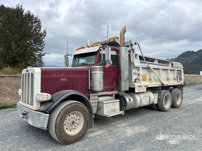 2016 Peterbilt 389 6x4 Transfer T/A Dump Truck