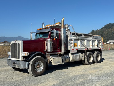 2016 Peterbilt 389 6x4 Transfer T/A Dump Truck