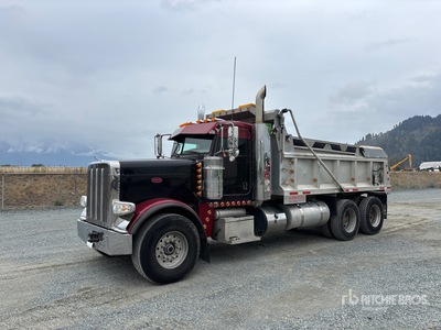 2016 Peterbilt 389 6x4 Transfer T/A Dump Truck