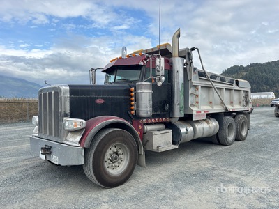 2016 Peterbilt 389 6x4 Transfer T/A Dump Truck
