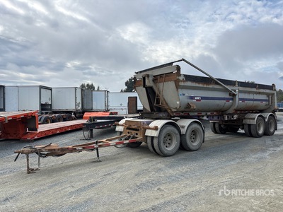 2008 Arnes FD-306 25 ft 6 in Quad/A エンドダンプトレーラー