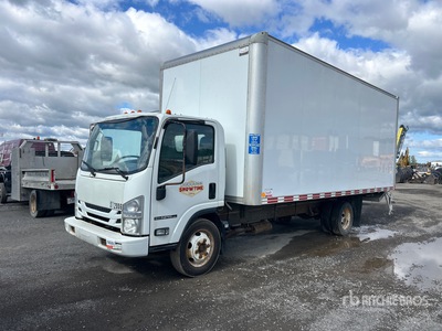 2017 Isuzu NPR 4x2 Van Truck (Inoperable)