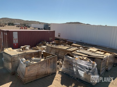 (22) Pallets of Vehicular Seats w/Components & Shipping Container