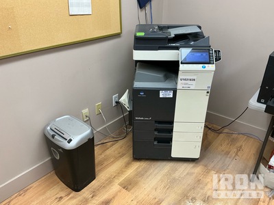 Quantity of Konica Minolta Biz Hub C364e Printer and Office Furniture. Muebles de oficina