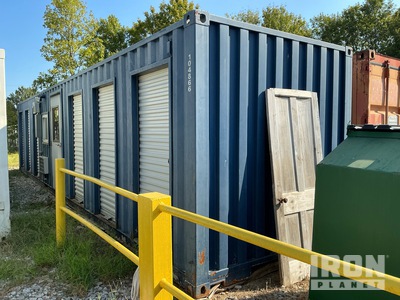 40 ft Standard Multi-Door BOONEDAM Turn Style Modular Security System. Conteneur de stockage