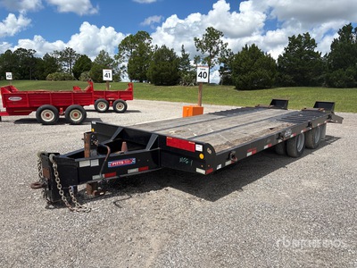 2023 Pitts TA12 24 ft T/A Equipment Trailer