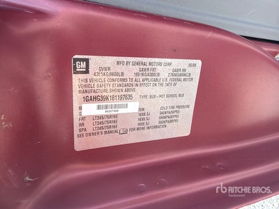 2008 Chevrolet Express 3500 Fourgonnette de passagers