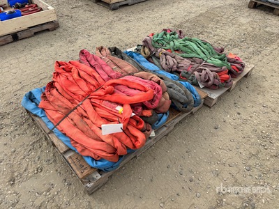 Quantity of (2) Pallets of Crane Lifting Round Sling