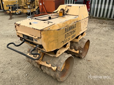 Rammax Walk Behind Remote Roller Trencher