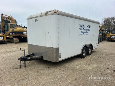 2003 Pace American 16 ft T/A Enclosed Trailer