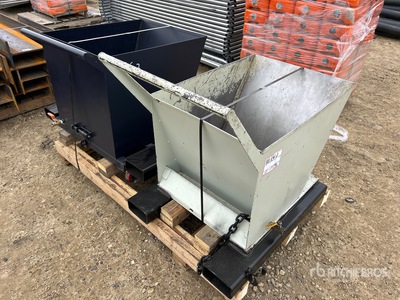 Quantity of (2) Machine Shop Chip Self-Dumping Hopper
