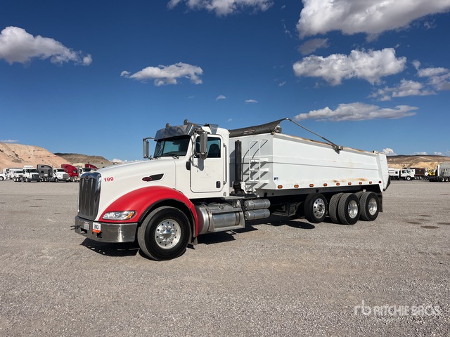 2012 Peterbilt 386 8x4 Tri/A Dump Truck