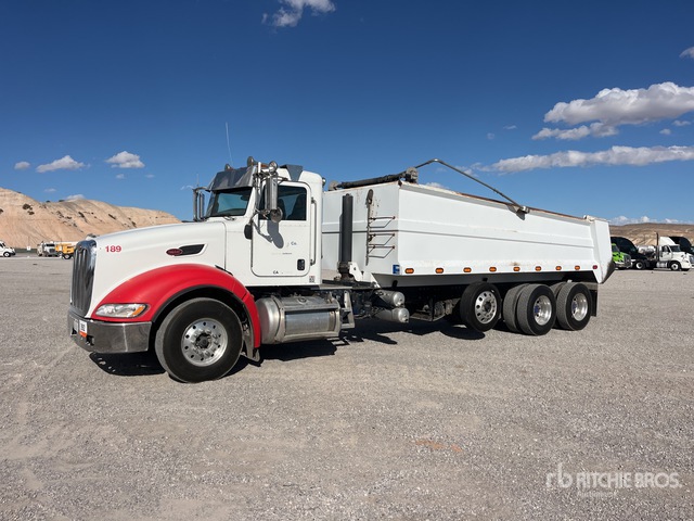 2012 Peterbilt 386 8x4 Tri/A Dump Truck
