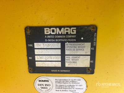 Bomag BW142PDB-2 Rullo vibrante piedimontone
