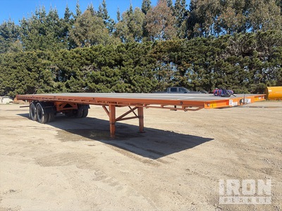 2022 TRANSMECH Trailer 14.4 m T/A Turntable Flatbed Trailer