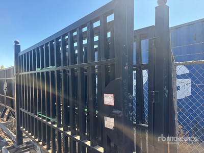 Quantity of (2) 20 ft x 6 ft 7 in Brama wjazdowa