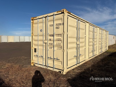 2025 40 ft High Cube Multi-Door Storage Container
