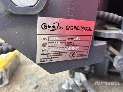2026 CFG STE20 Mini Excavator (Unused)