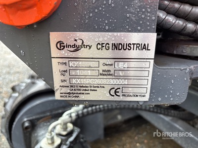 2026 CFG KX15PC Mini Excavadora (Unused)