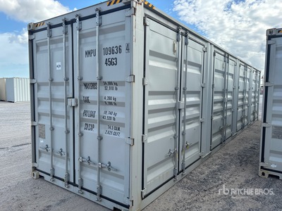 2026 40 ft High Cube Multi-Door Storage Container
