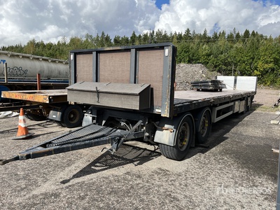 2003 NTM ATP-4 36000 kg 14 m T/A Turntable Remolque caja abierta
