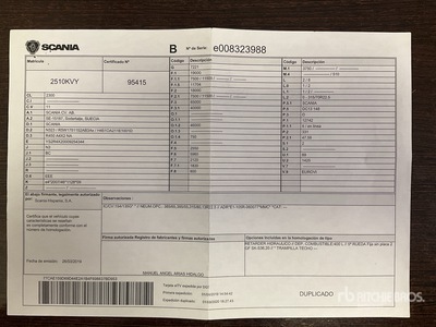 2019 Scania R450 A 4x2 S/A Sleeper Truck Tractor