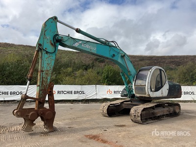 1995 Kobelco SK200 With Concrete Muncher Tracked Excavator