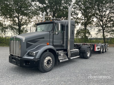 1997 Kenworth T800 4x2 w/ Van Hool S/00101 Trailer Cabeza Tractora Cabina Dormitorio