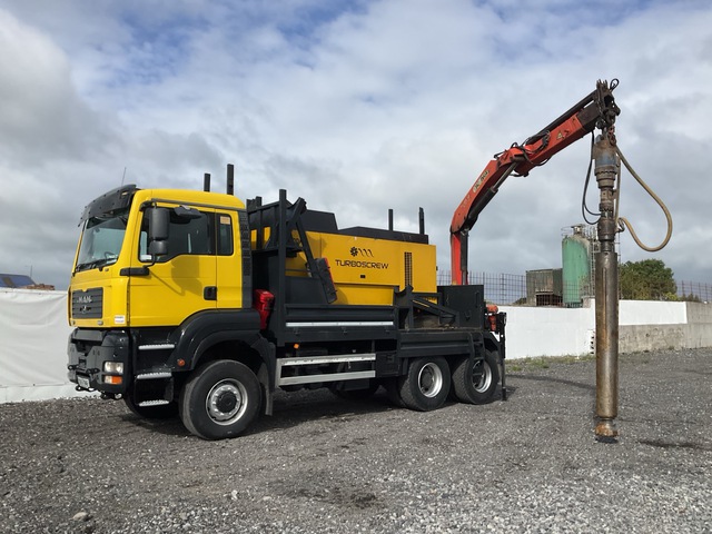 2006 MAN TGA26.310 6x6 Drill Truck w/ 2023 CompAir C230TS-17 Compressor
