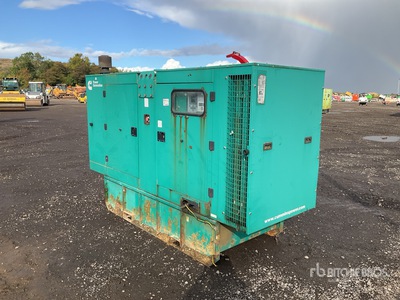 2015 Cummins C90D5 90 kVA Skid-Mounted Generator Set