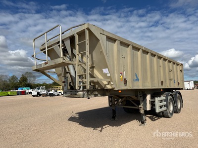 2002 STAS T/A Semi Remorque Benne 2 Essieux T/A End Dump Trailer