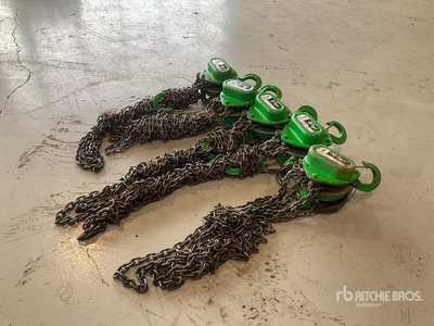 Quantity of (5) Tiger 1 ton Chain Pulleys ادوات صناعية متنوعة