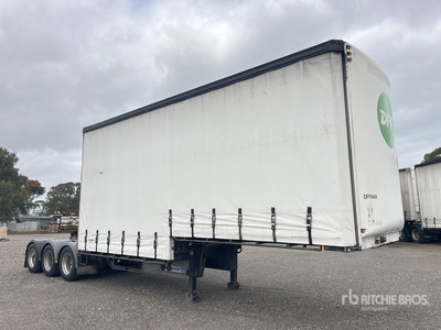 2003 MaxiTrans 7.2 m Tri/A B-Double Lead Step Deck Curtain Side Trailer