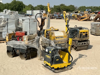 Quantity of Plate Compactor w/ Walk Behind Roller