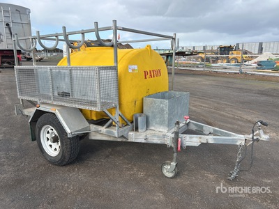 2021 Paton Livestock 1200 L S/A Drawbar Remorque-citerne à eau