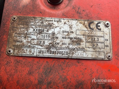 2018 Kubota KXO16-4 حفارة صغيرة