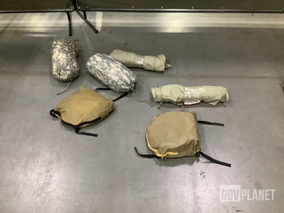 (4) Shelter Systems, (2) Improved Combat Shelters, (3) Bednets & Assorted Items