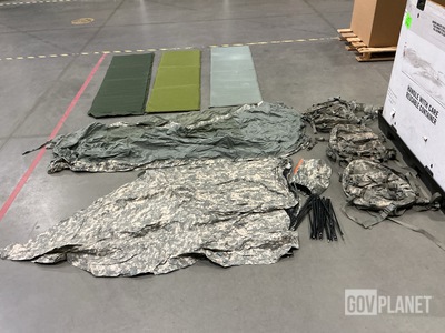 (48) Assault Packs, (15) Sleeping Mats, (3) ICS Shelters & Assorted Items