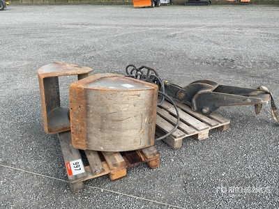 2016 Kinshofer C18VE60 600 mm Q/C Rotating Excavator Grapple