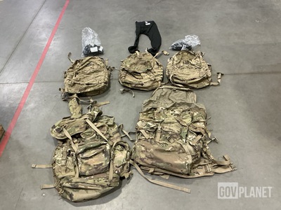 (1) Rucksacks, (32) Canteens, (31) Stuff Sacks & Assorted Items