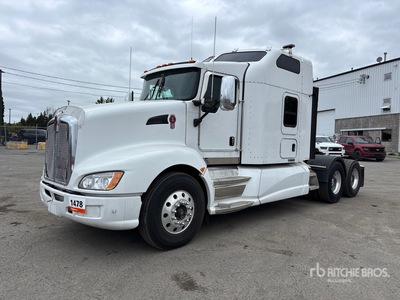 2011 Kenworth T600 3- Achs Sattelzugmaschine mit Schlafkabine