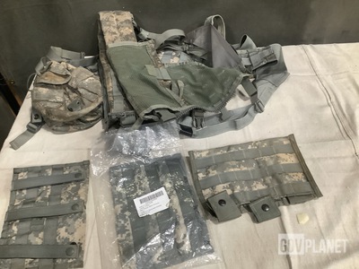 (75) M4 Three Mag Pouches, (42) Fighting Load Carriers & Assorted Items