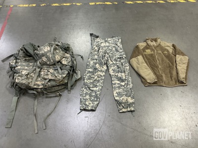 (2) Large Field Pack Sets, (20) Pairs of Cold Weather Trousers & Assorted Items
