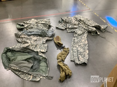 (11) Cold Weather Parkas, (27) Pairs of Cold Weather Mittens & Assorted Items
